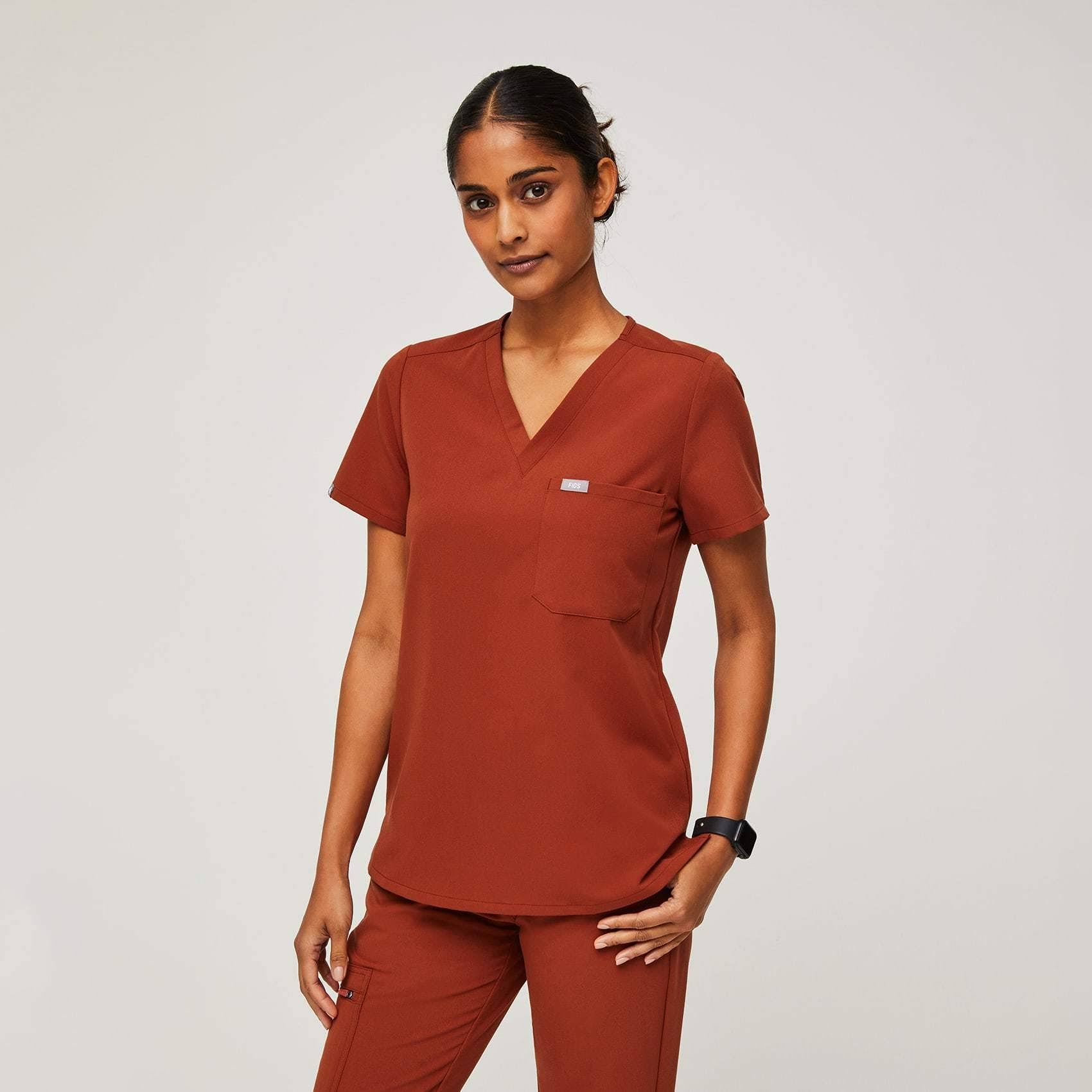 Orange Small Scrub Top P645669