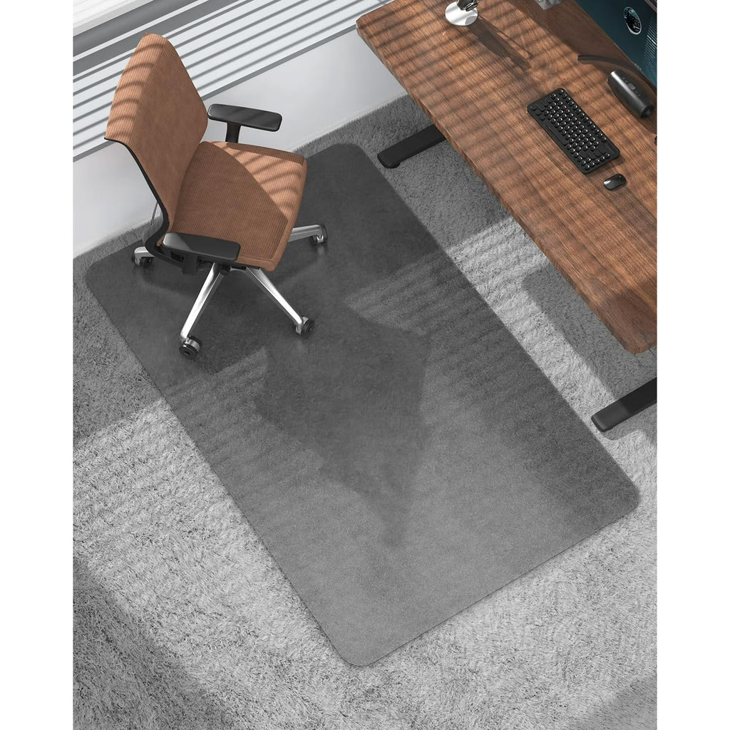 Grey PC Chair Mat for High Pile Carpet & Hardwood Floor I31147