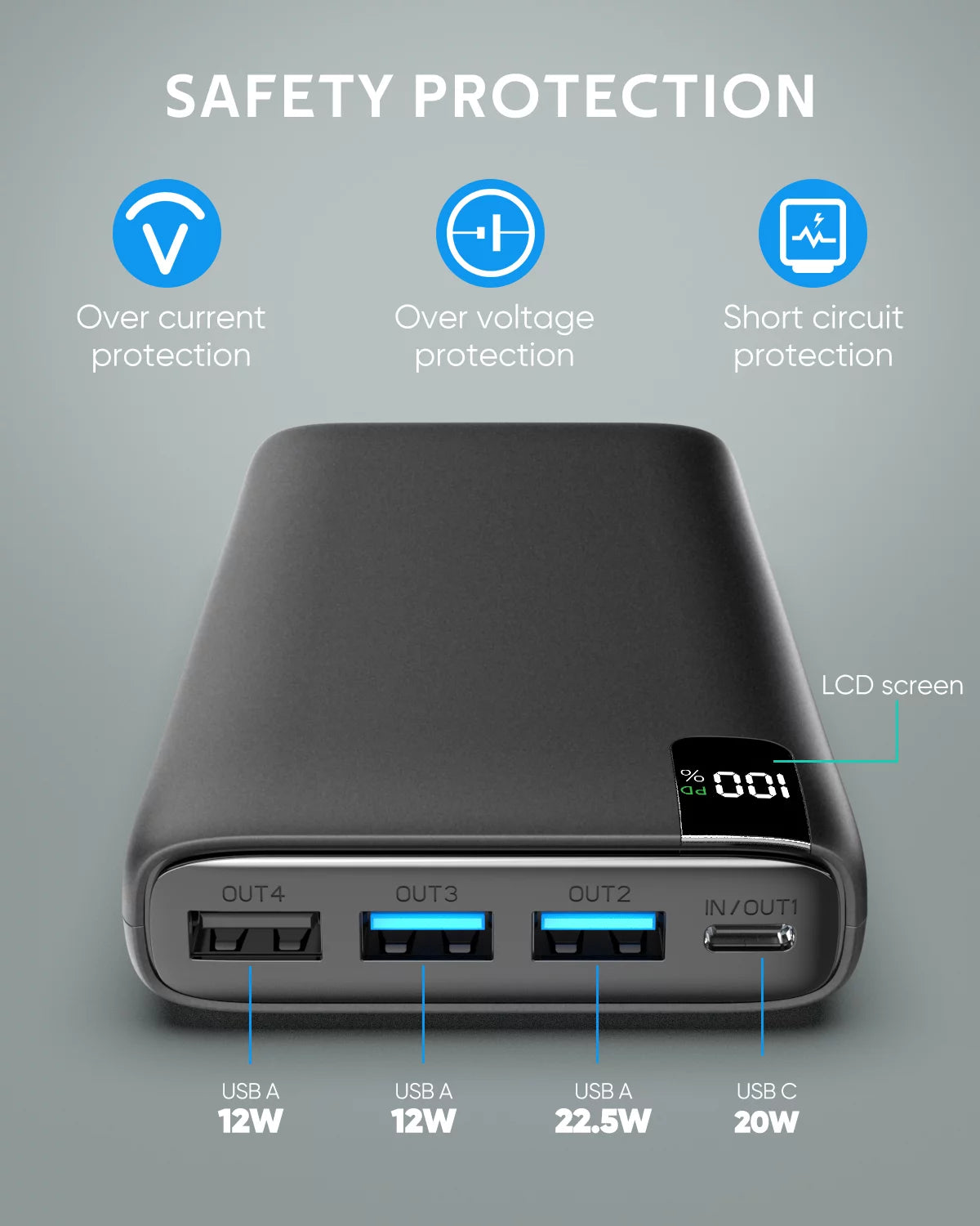 27,000mAh Portable Charger H342756