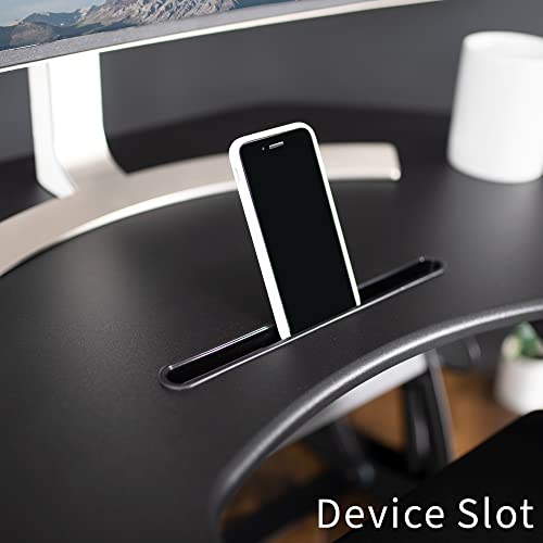 43 inch Electric Height Adjustable Stand Up Desk Converter Black B253896