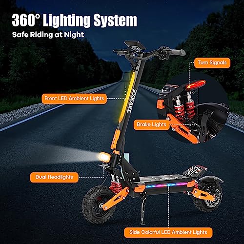 60V 15/30Ah Battery 11" Off-Road Tire Electric Scooter T74320