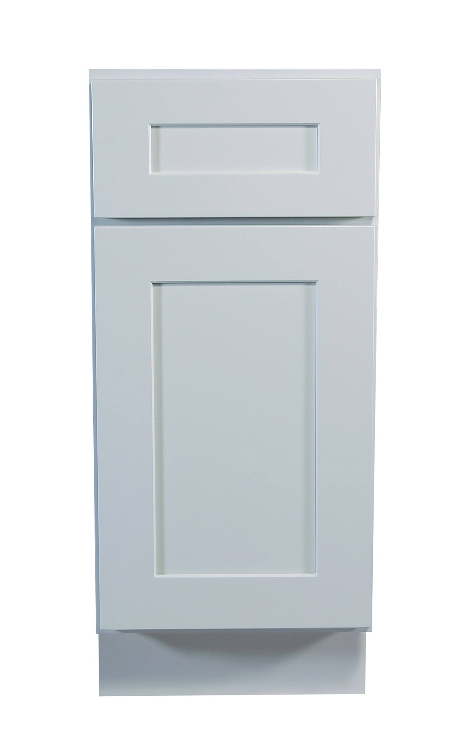 White Shaker Kitchen Base Cabinet L60685