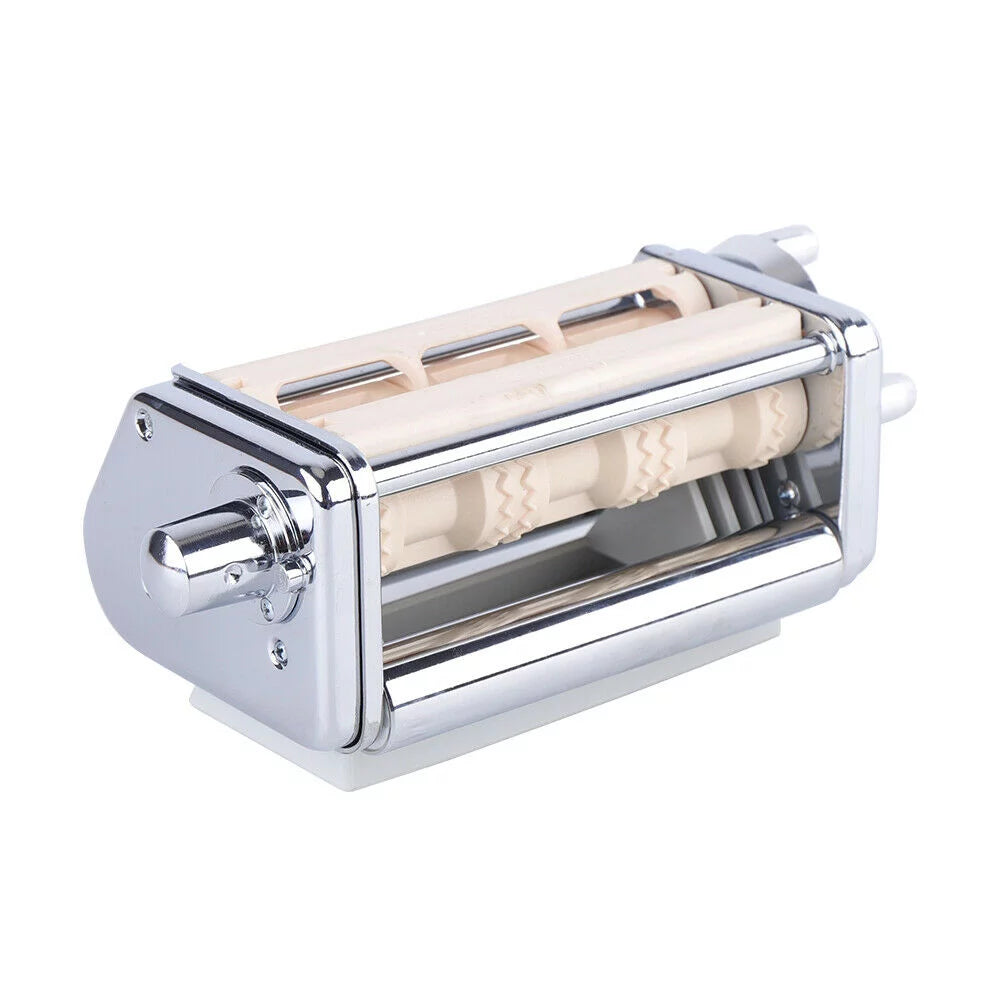 Stainless Steel Pasta Roller Cutter Ravioli Maker Attachment Kit C1339