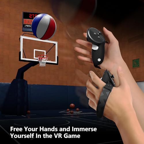 Upgraded Controller Grips Cover with Battery Opening Cover and Knuckle Straps Protector O26758