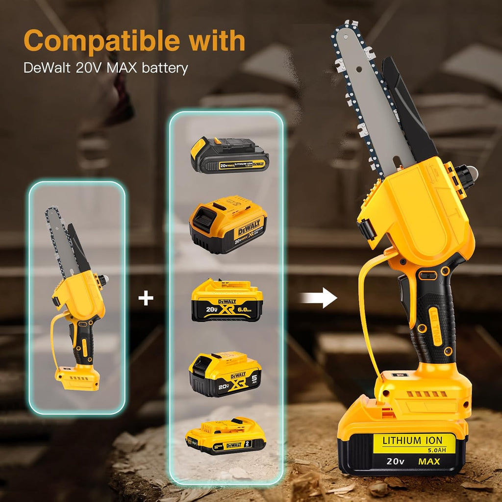 6 Inch Cordless Mini Chainsaw with Brushless Motor L8765