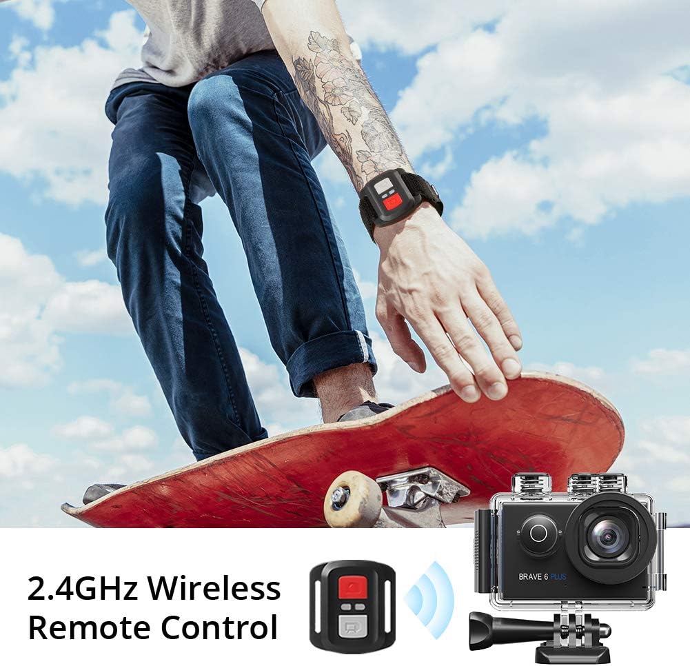 Native 4K30FPS 20MP WiFi Action Camera with Touch Screen W3003
