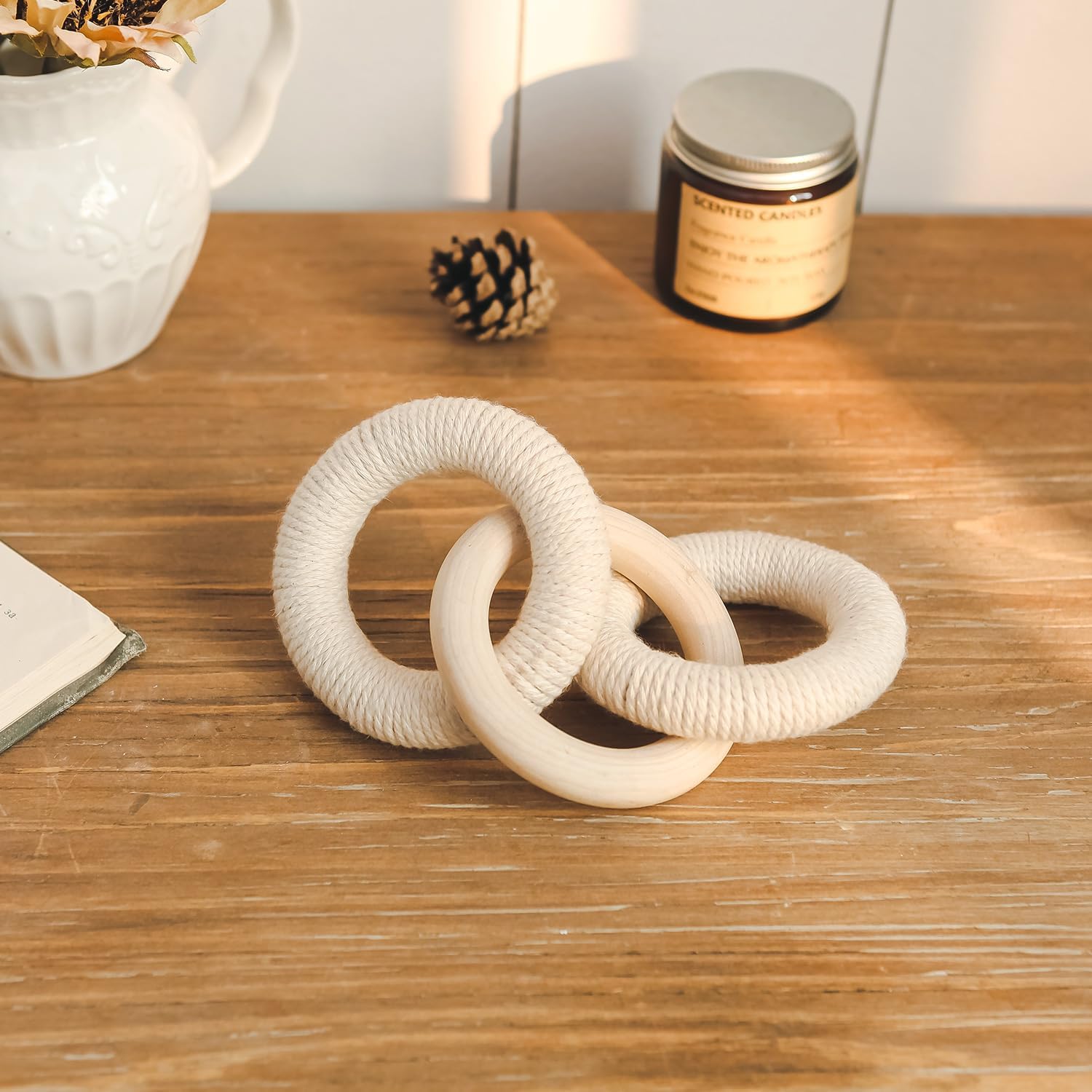 Coffee Table Wood Knot Decor J6180