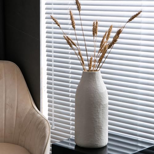 Matte White Textured Vase Set of 3 F178