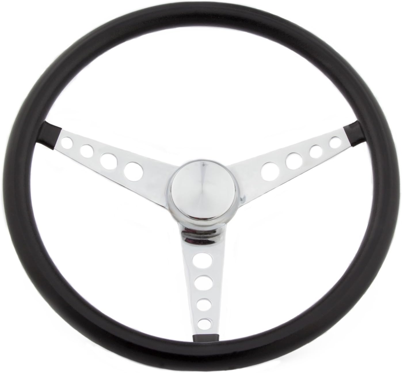 15 Inch Black Vinyl Steering Wheel L184
