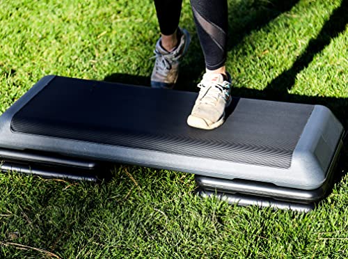 43'' Adjustable Fitness Stepper with 4 Stackable Risers J19957