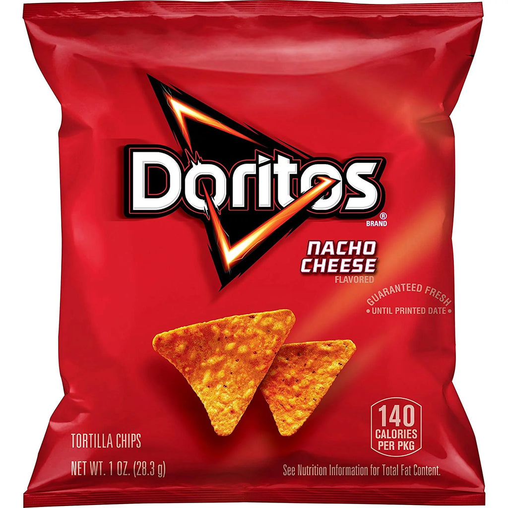 40 Count 1 oz Nacho Cheese Flavored Tortilla Chips B991282