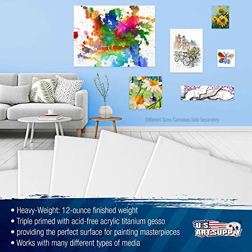 24 x 30 inch 6-Pack Stretched Canvas 12-Ounce Triple Primed 100% Cotton T44725