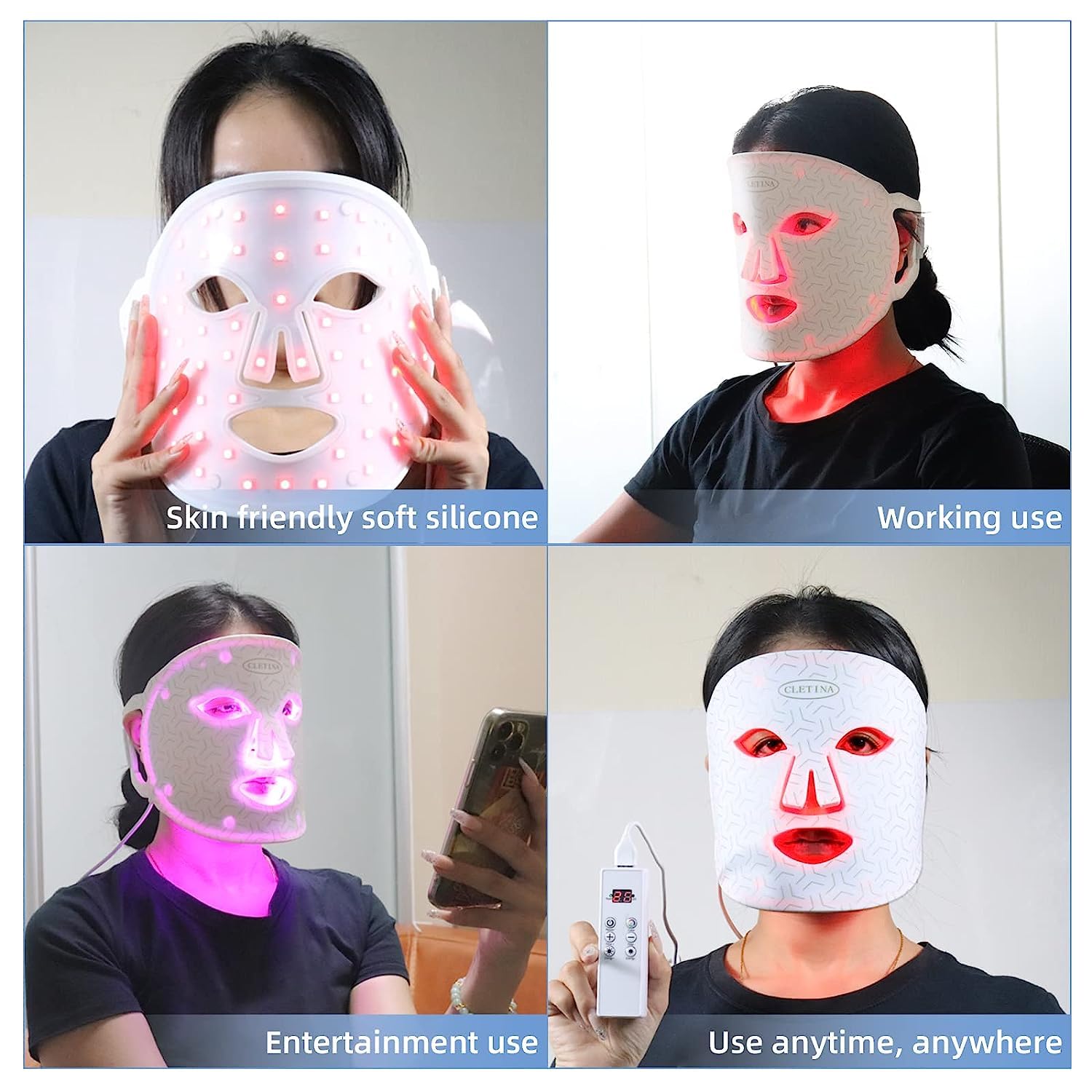 7 Colors LED Face Mask I79873