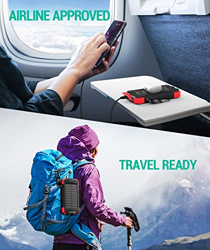10,000mAh Solar Power Bank with Wireless Charging Q504