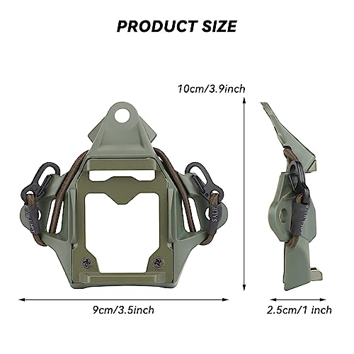 Steel Helmet NVG Mount Shroud Bracket Base Z3051