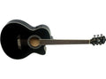 Black Acoustic Electric Guitar R168