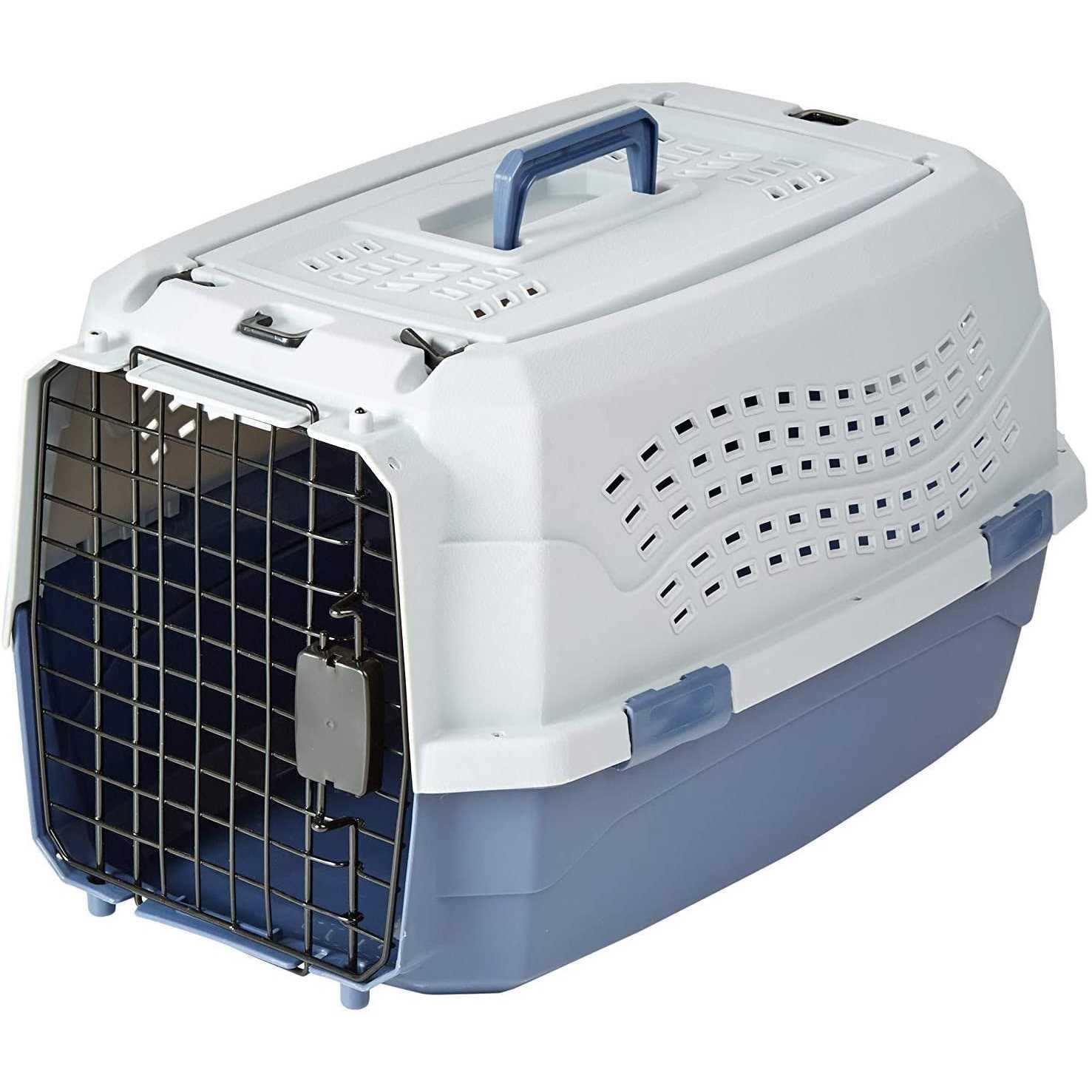 Two-Door Top-Load Hard-Sided Pet Travel Carrier W1051