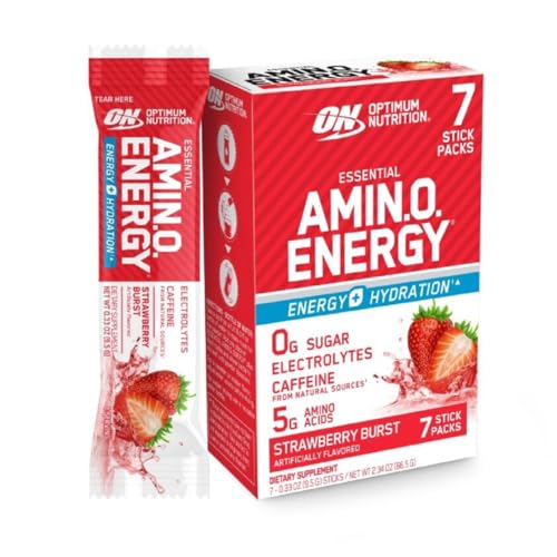 Strawberry Burst Energy Powder Stick Packs, 7 Count P1202