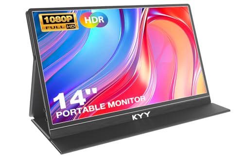 14" FHD 1080P USB-C HDMI Portable Monitor with VESA Mount W493606