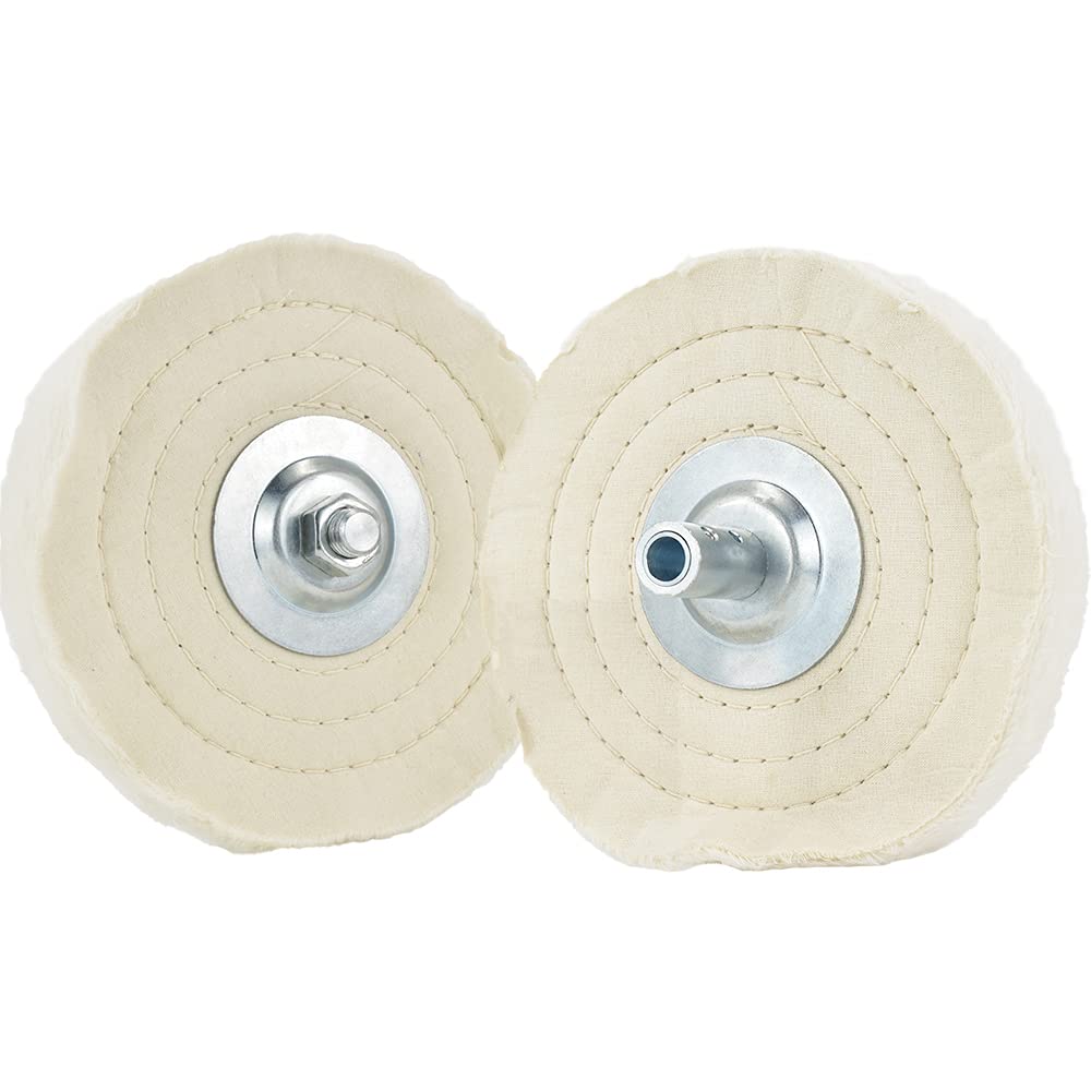 Bench Grinder Arbor Washer/Flange 2 Sets OD2-1/10'' x ID 1/2'' & OD3-1/10'' x ID 5/8'' T894