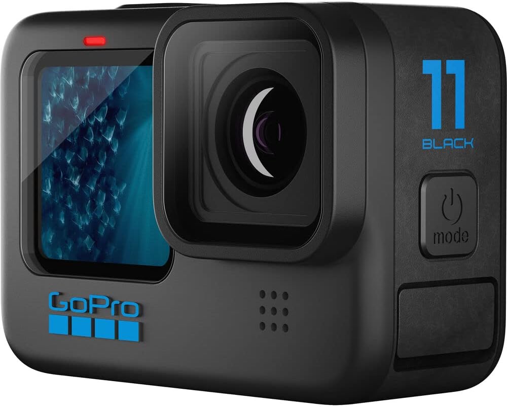 Waterproof Action Camera with 5.3K Ultra HD Video, 27MP Photos, 2 Extra Batteries and Charger Z2714