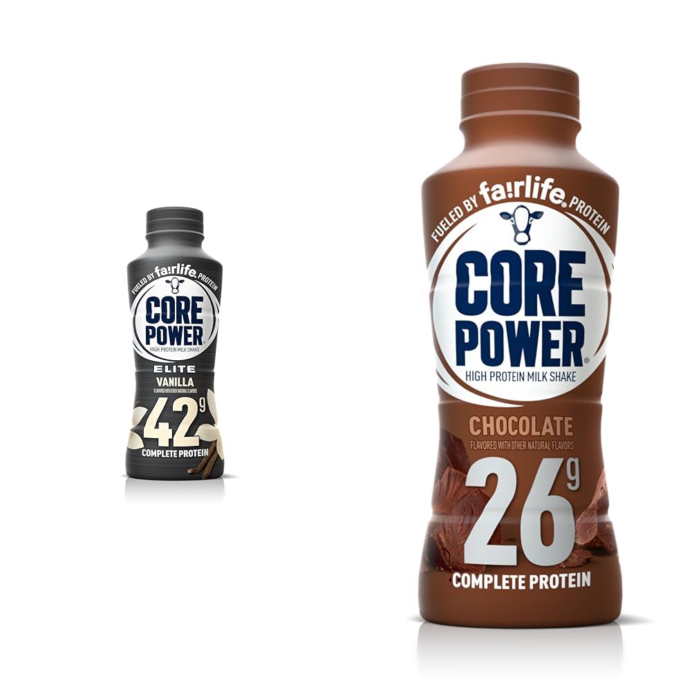 Vanilla Milk Shake 14 Fl Oz & Chocolate Milk Shakes 14 Fl Oz J111