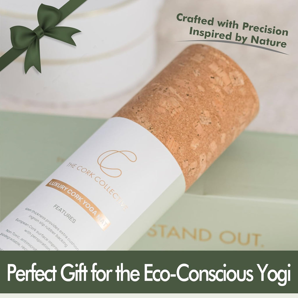 4MM 72” x 26” Cork Yoga Mat V597