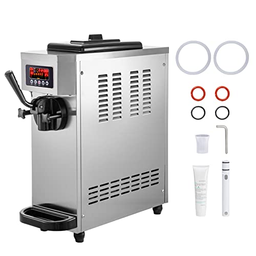 White Commercial Ice Cream Maker, 10-20L/H, 1000W U425547