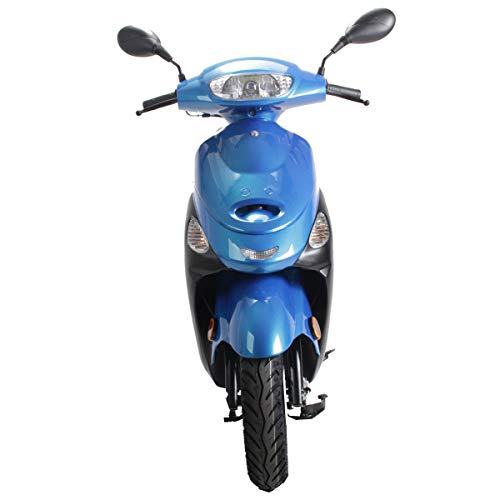 50cc Gas Moped with 10" Aluminum Wheels E2018