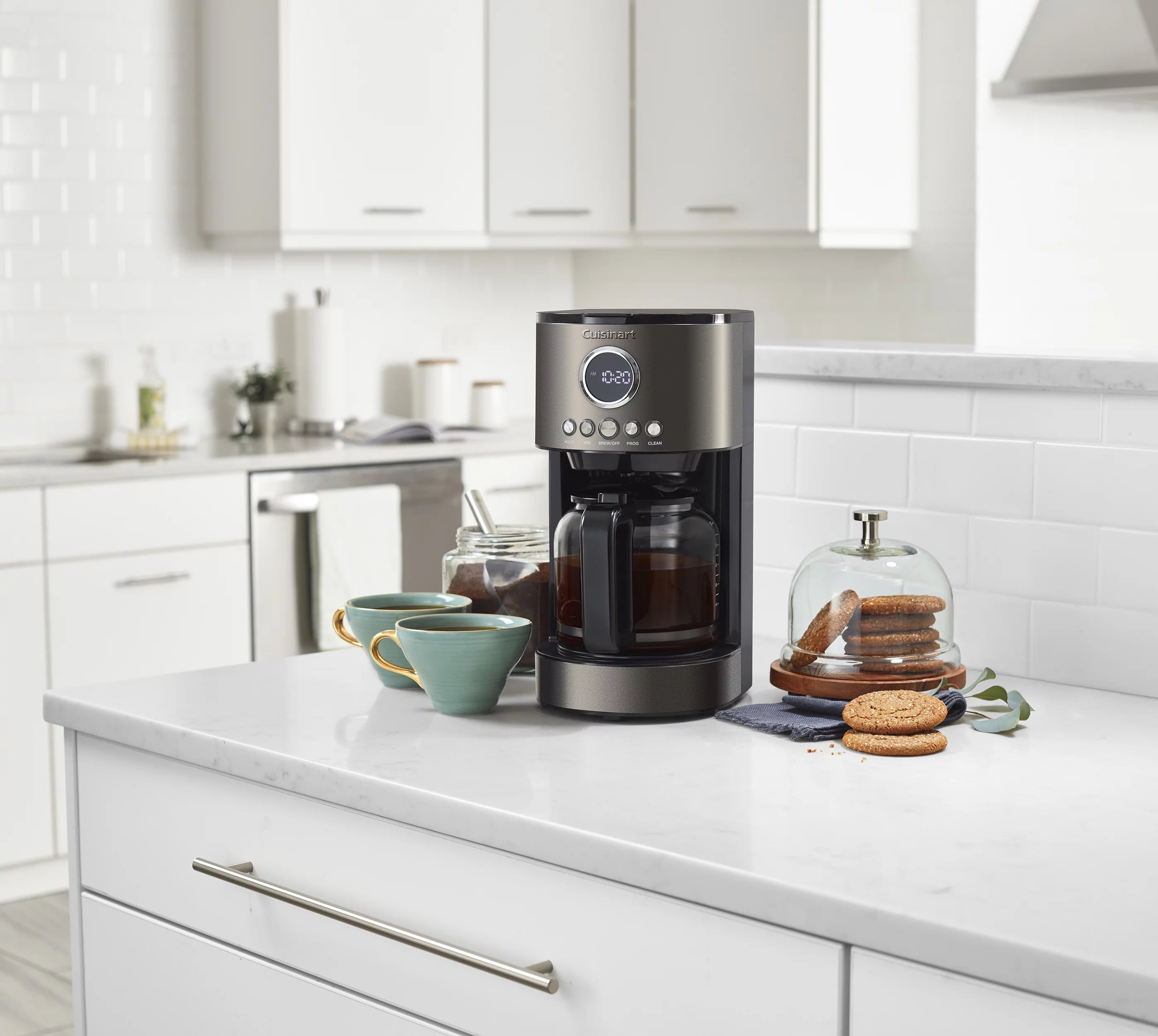Stainless Steel Black 12 Cup Coffeemaker A48905