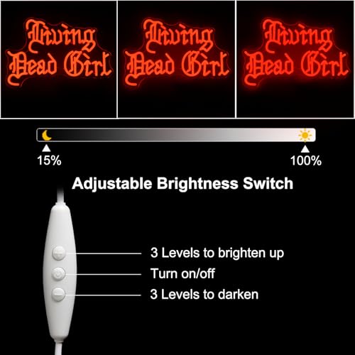 Red Letter LED Neon Sign F454