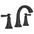 Matte Black 2-Handle Bathroom Faucet O302