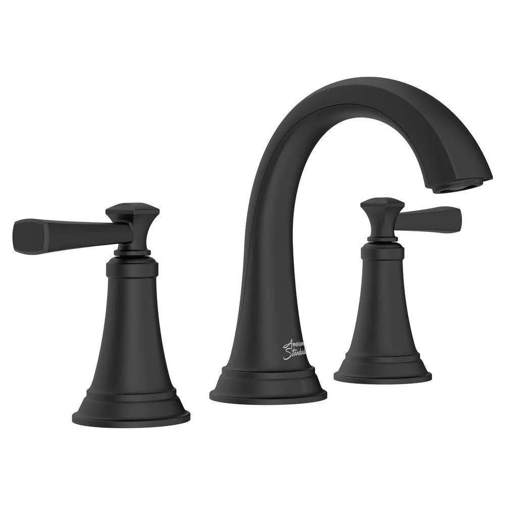 Matte Black 2-Handle Bathroom Faucet O302