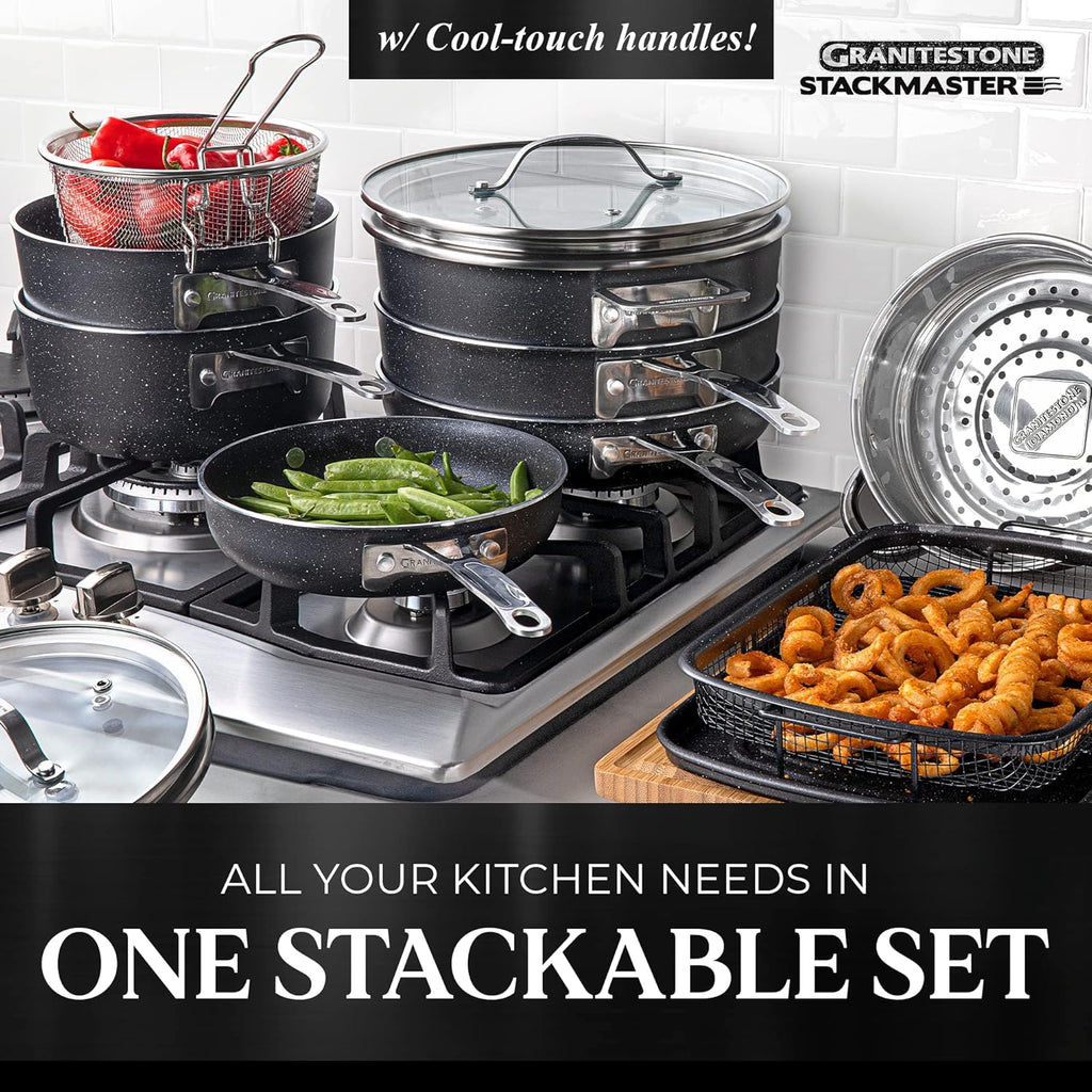 15 Piece Nonstick Cookware Set U815