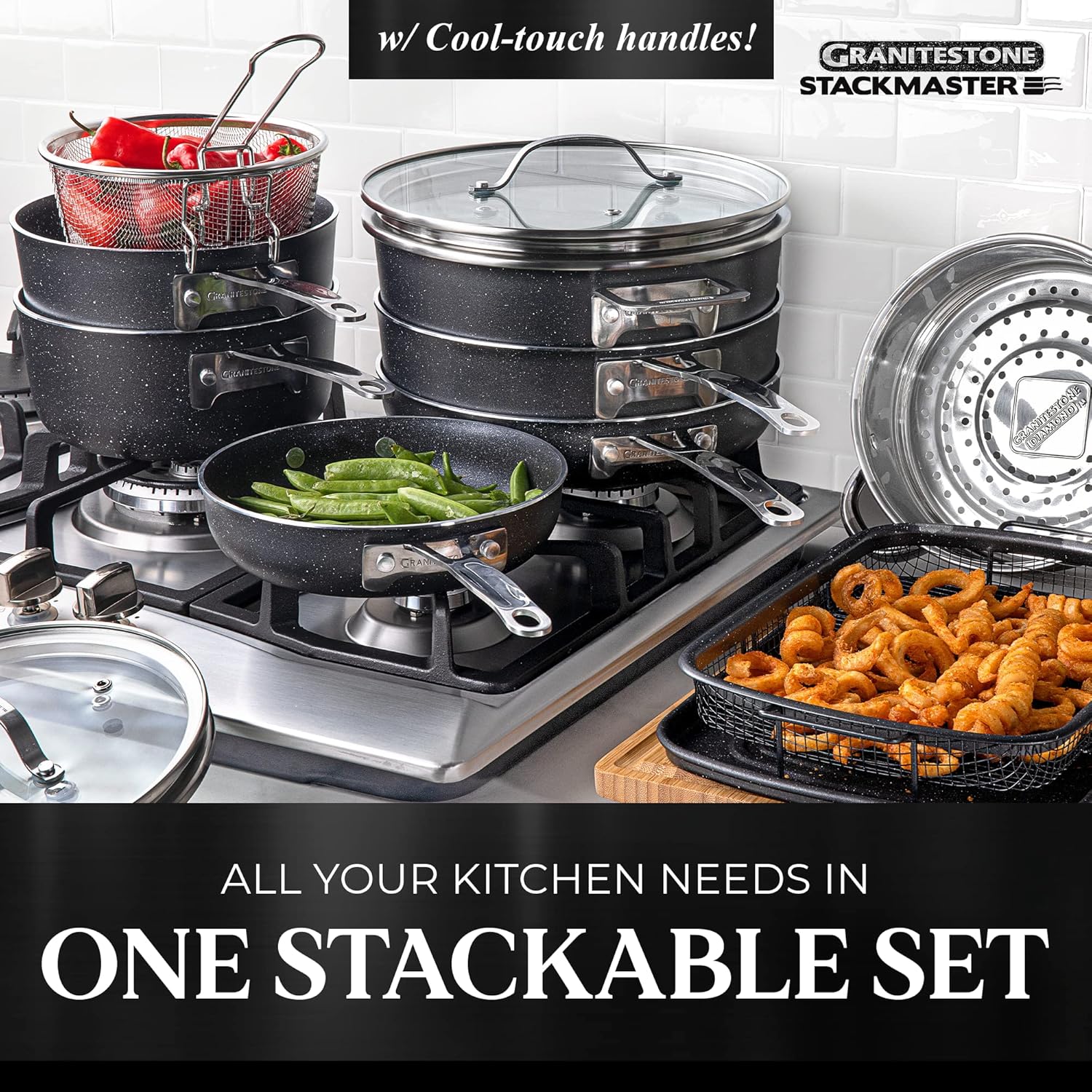 15 Piece Nonstick Cookware Set U815