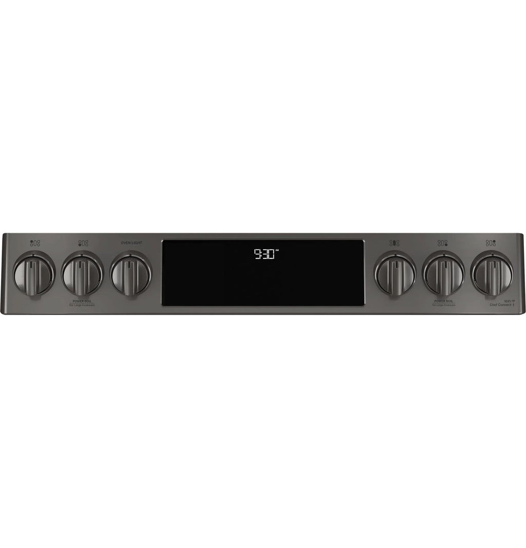 Black Stainless Steel Slide In Gas Range Q362
