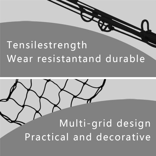 Small Cargo Net with 6 Metal Hooks C9754