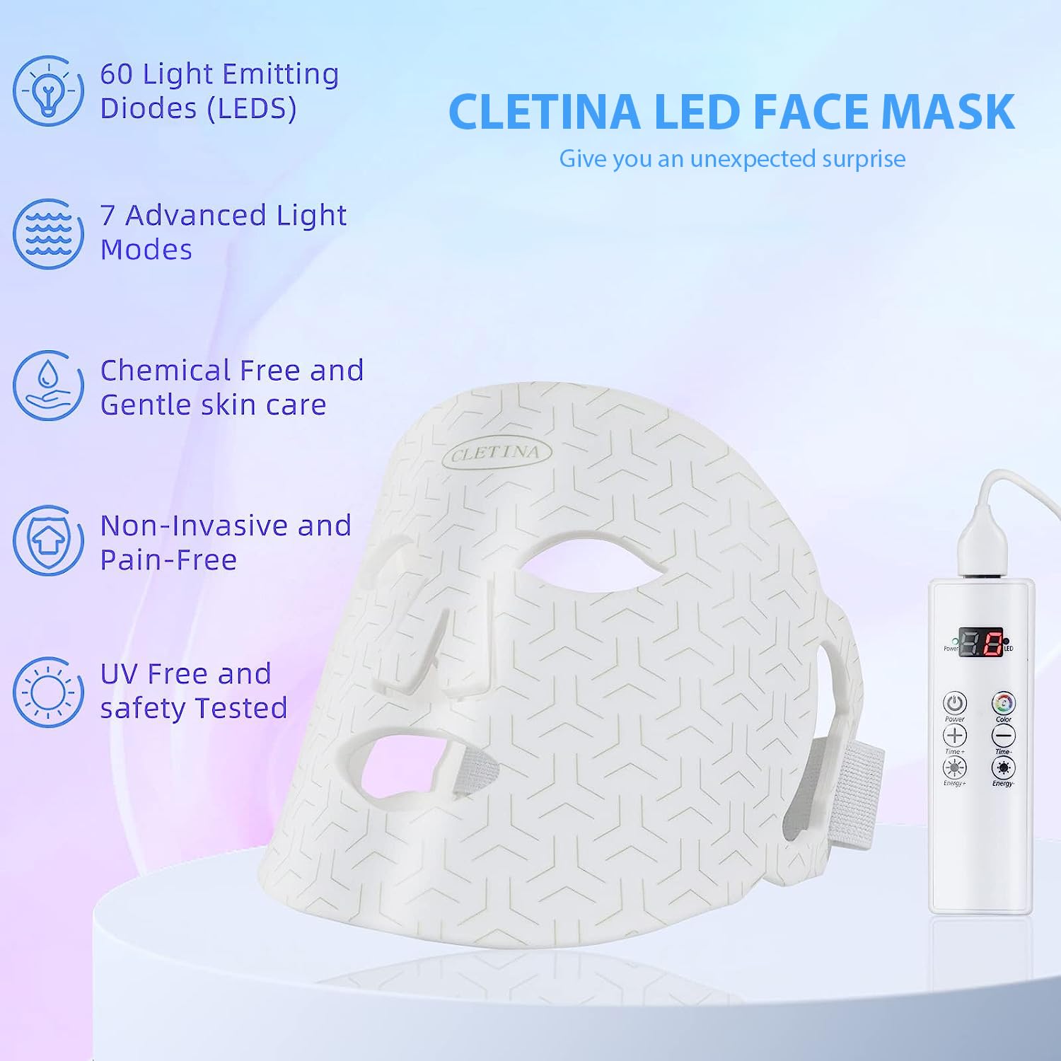 7 Colors LED Face Mask I79873