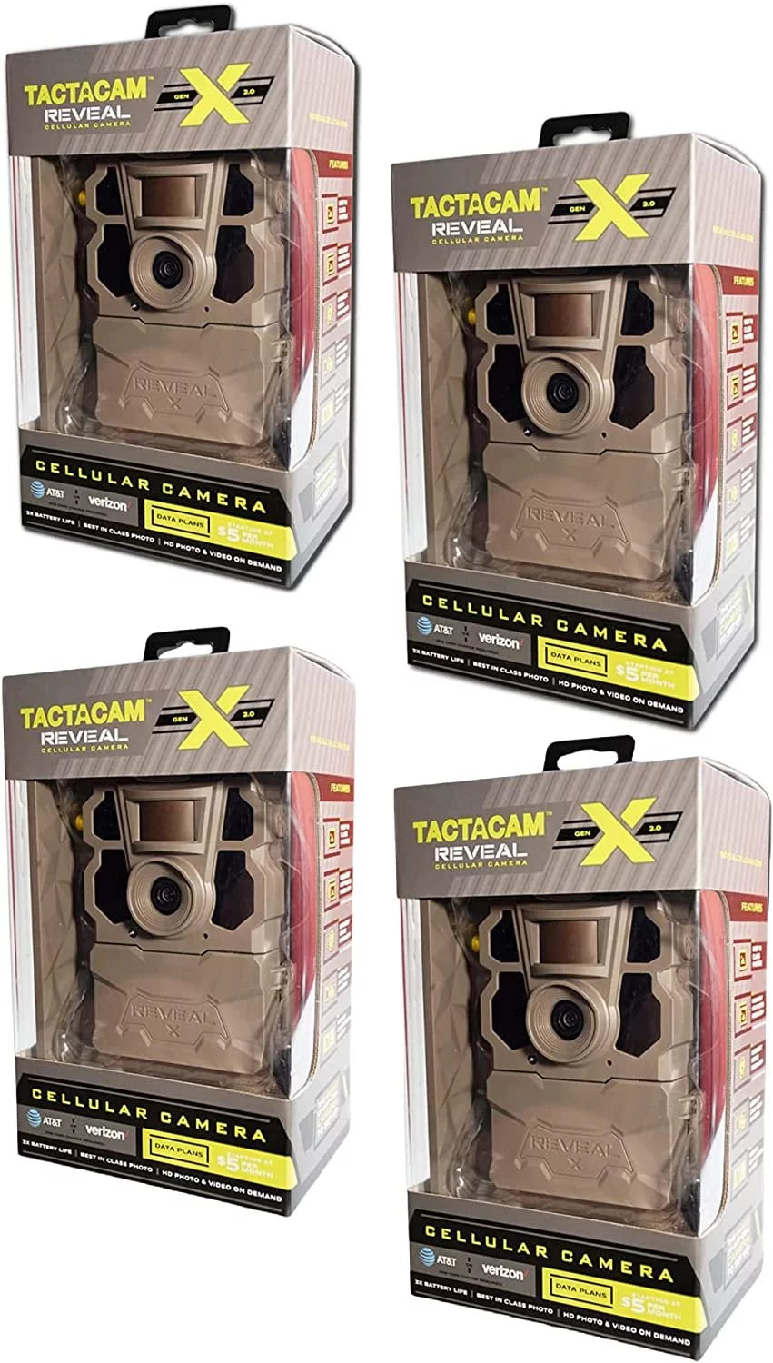 4 Pack HD Cellular Trail Camera W3481