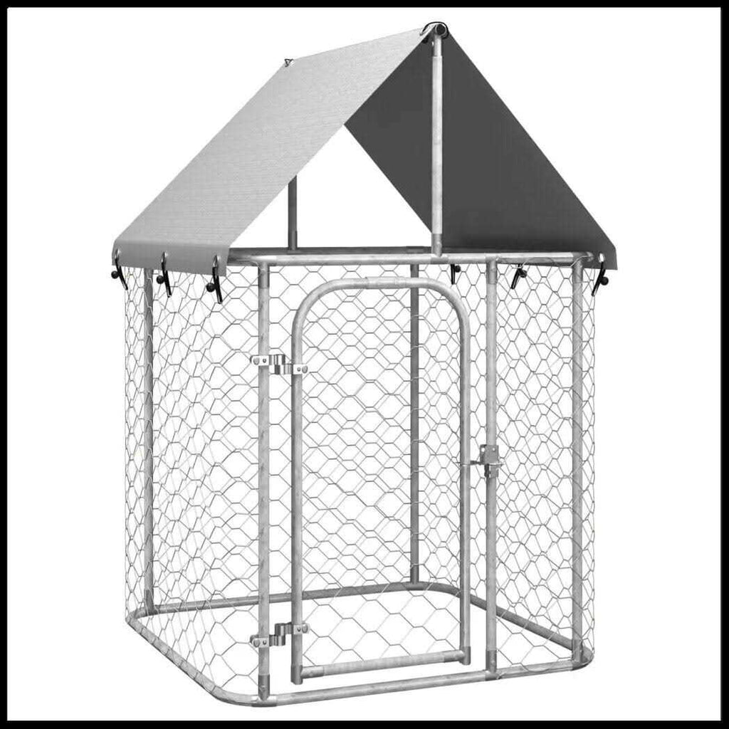 Outdoor Dog Kennel with Roof R15834