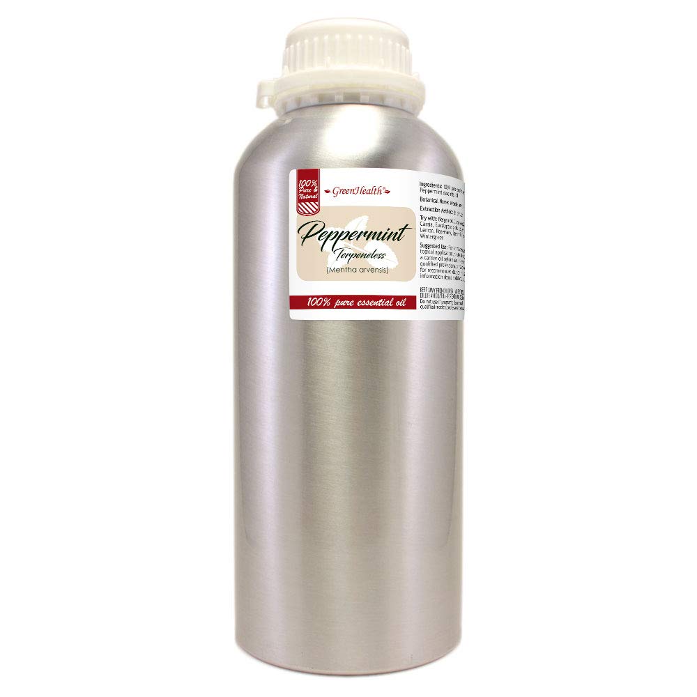 32 fl oz Peppermint Essential Oil 100% Pure Aluminum Bottle S209