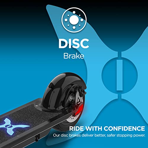 Electric Kick Scooter, 18MPH, 18 Mile Range, 10 Inch Tires, 264LB Max Weight F903