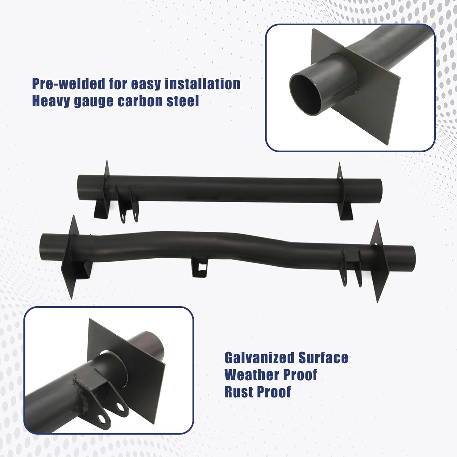 Rear Fuel Tank Support Crossmember and Upper Shock Mount Crossmember O858
