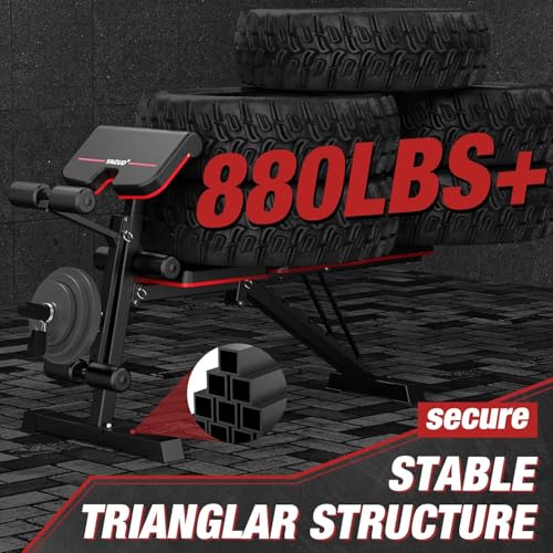 800 LB Adjustable Incline Decline Weight Bench Z5926