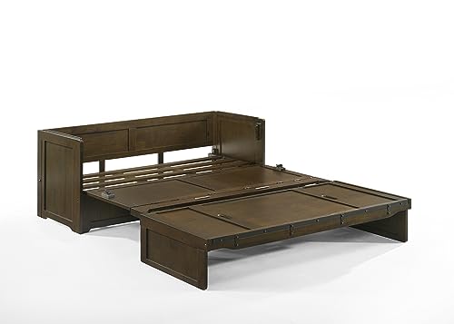 Queen White Murphy Cube Cabinet Bed A933906