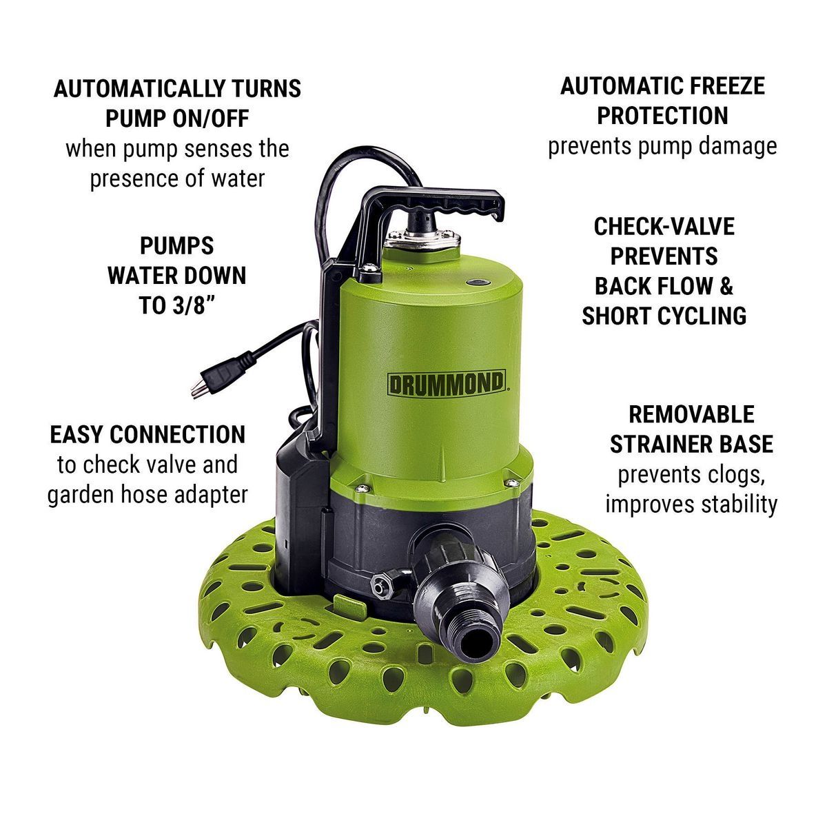 1/4 HP Automatic Submersible Utility Pump S6711