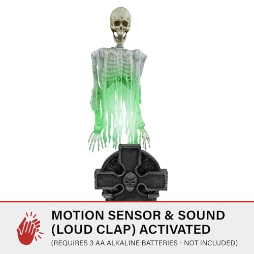 Motion-Activated Talking Halloween Animatronic H62094