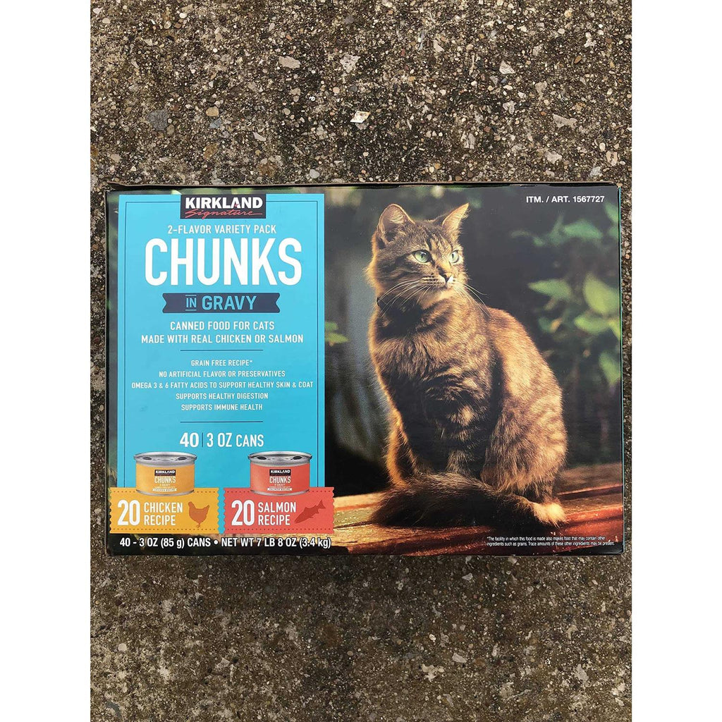 Chunks in Gravy Canned Cat Food Variety Pack E553