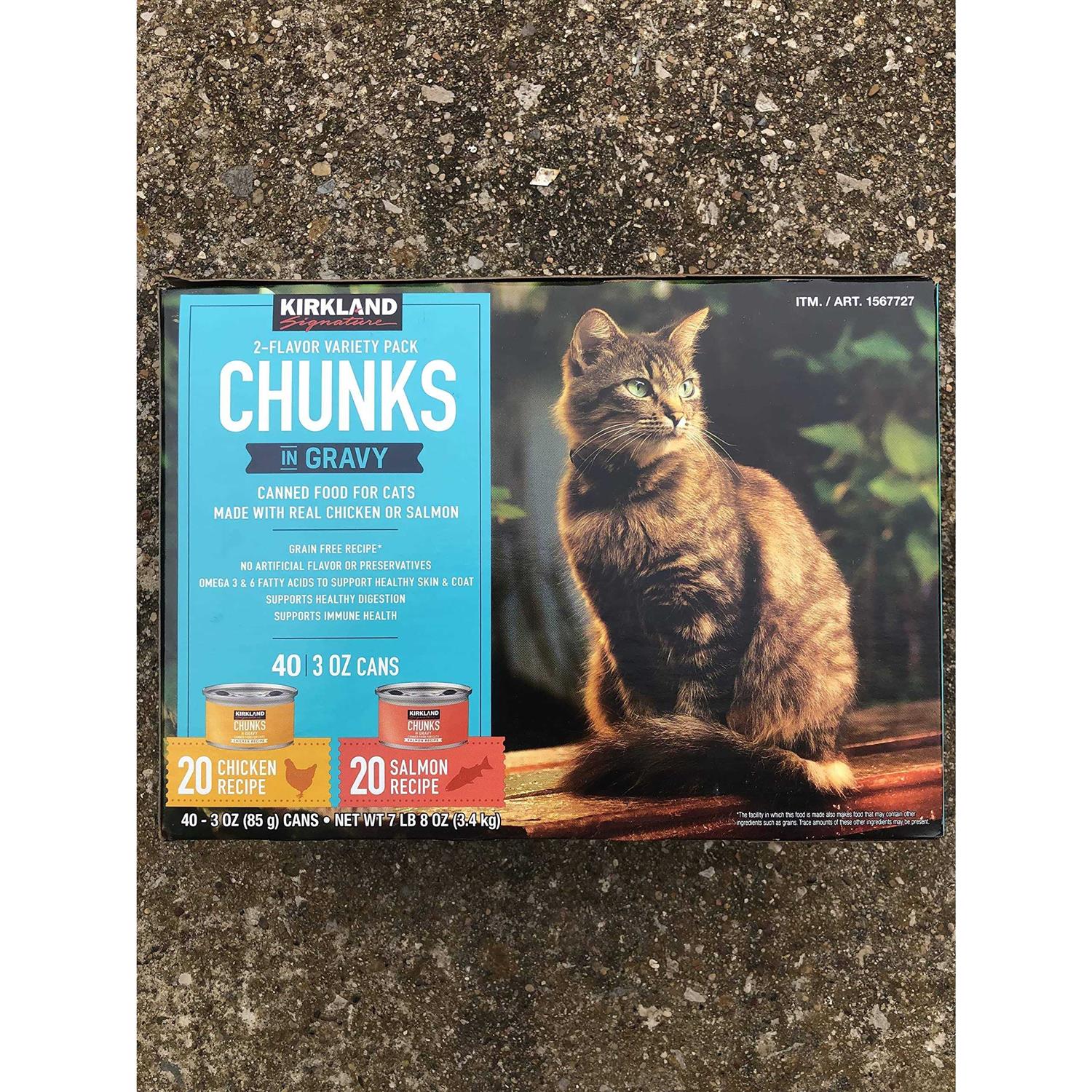 Chunks in Gravy Canned Cat Food Variety Pack E553