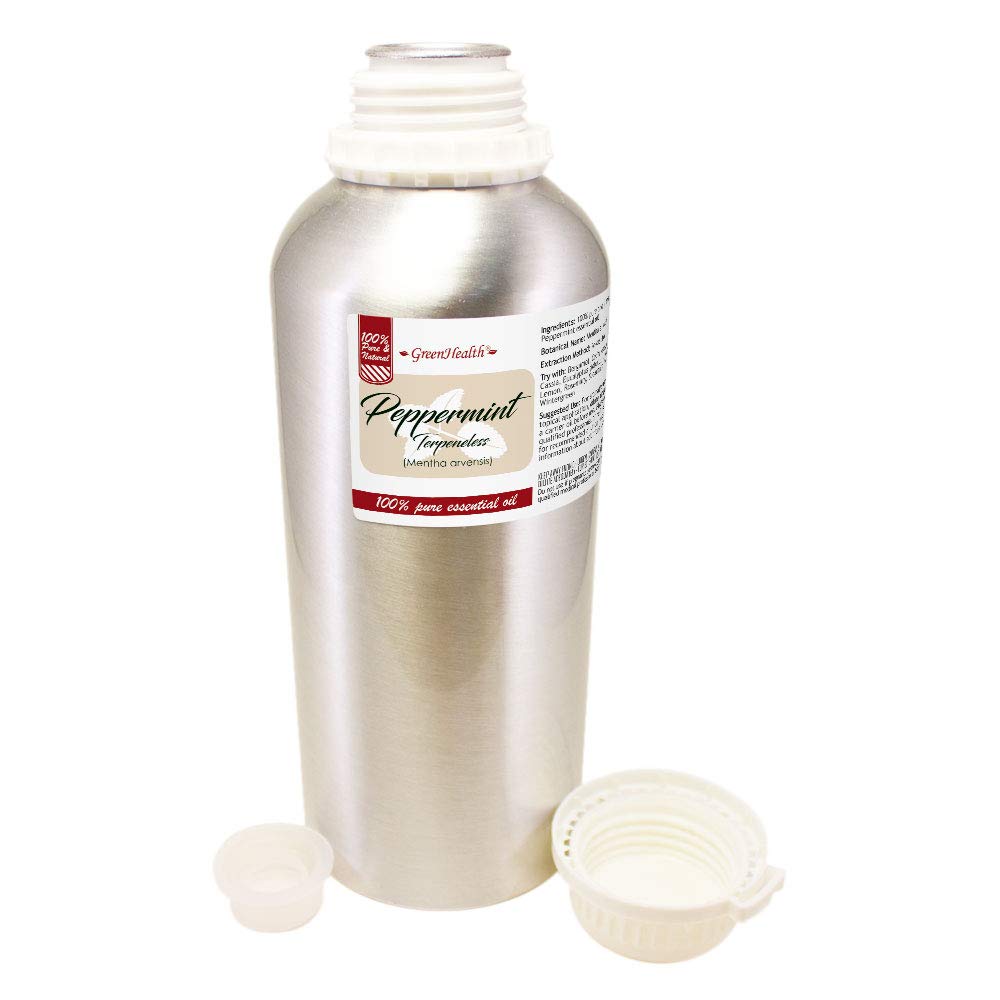 32 fl oz Peppermint Essential Oil 100% Pure Aluminum Bottle S209